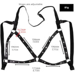 Bdsm Bondage Restraints Harness With Nipple Clamps, Bondage Gear & Accessories Metal Nipple Clips & Harness, Sex Restraints Tool For Sm Play Women Couple