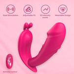 Wearable Vibrator Sex Toy For Women | Remote-Controlled Clitoral & G-Spot Vibrator | 10 Vibration Modes | Waterproof Rechargeable Silicone For Solo & Couples Play