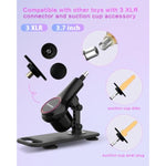 Sex Machine, Automatic Thrusting Sex Toy With Realistic Dildo And Suction Cup Adapter, 3Xlr Connector, Adjustable Remote Control Machine Adult Toy