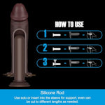 Adjustable Leather Strap-On Harness with 10 Realistic Silicone Dildo for Enhanced Sensation
