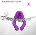 Vibrating Cock Rings Adults Couples Penis Ring Rechargeable Vibrators Stimulators Sex Toys Things For Men Women Gift Massager(Purple)