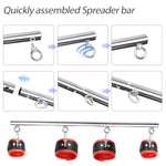 3In1Rose Sex Toys Dildo Vibrator With 10 Tongue Licking & 5Thrusting G Spot Vibrators+Bdsm Bondage Restraints With Handcuffs Ankle Cuffs