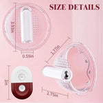 Nipple Toys Vibrator Sex Toys, Remote Control Vibrator Adjustable Nipple Clamps Massager With 10 Powerful Modes, Bdsm Sucking Toys Rechargeable Vibrating Nipple Clips For Women Couples Pleasure