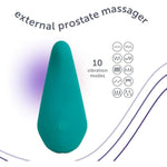 External Prostate Massaging Device, Beginner Friendly Stimulating Massager, 10 Vibration Modes, Waterproof & Usb Rechargeable