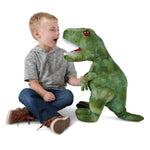 Talking 52Cm Large T-Rex Dinosaur Plush Toy, With Talk Back & Sound Features, T-Rex Cuddly 20 Inch Plush Toy Dino With Sound Effects And Talking Features