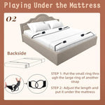 Bed Bondage Restraints Kits Bdsm Toys Bed Restraints Straps Sex Toys Handcuffs Ankle Cuffs Blindfold Feather Paddle Set Sm Games Adjustable For Couples