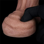 Large Butt Plug Set Anal Toy & 8.5'' Realistic Uncut Anal Dildo