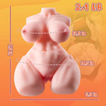 2.1Lb Male Masturbator Mini Sex Doll Wite Portable Small Sex Dolls, Torso Sex Doll Adult Sex Toys For Men Realistic Boobs Soft Vagina Textured Men Masturbation And Orgasm, Sex Novelties Male Sex Toy