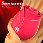 Rose Sex Toy Suction Vibrator - Rose Adult Sex Toy Sucking Vibrator, Women Sex Toys Clitoral Sucker Vibrators For Nipples Adult Sex Toy Sex Machine Vibrator With 10 Suction Modes Vibrater