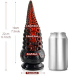 Fantasy Octopus Dildo Vibrator with 10 Vibration Modes and Suction Cup for Hands-Free Pleasure