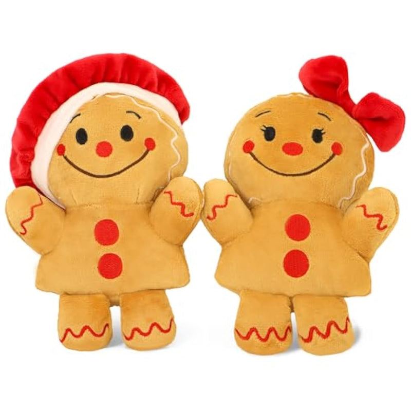 Christmas Gingerbread Man Plush Toy, Cute Stuffed Cookie Plush Toy - Christmas Doll Plush Gift - Suitable For Kids, Adults?2Pcs Classic