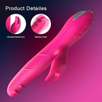 G Spot Rabbit Vibrator Dildo Adult Sex Toys For Women, Rotating &Vibrating Clitoral Stimulator Personal Massager With 7 Vibration 3 Rotation Modes Silky Silicone Sex Machine Couple Play