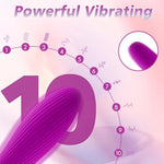 Adult Sex Toysluxe Vibrator Clitoris And G-Spot Nipple Stimulator Vibrating Women Sex Toy Waterproof And Portable With 10 Vibration Modes(Purple)