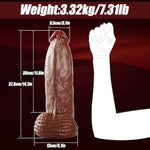 14.7 Inch Huge Dildo,3.7'' Diameter Fat Dildo Thick,Bbc Realistic Dildo With Small Glans And Strong Suction Cup,Extra Large Sex Toys For Women Men Gay Couple