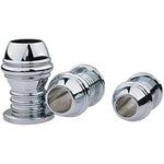 Sm Metal Anal Plug Enema Vaginal Flushing Hollow Anal Plug Anal Expansion Peep Sex Toys(S)