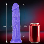 Soft Liquid Silicone Long Anal Dildo Pink With Suction Cup, 9 Inch Realistic Big Thick Female Dildo Fantasy For Women, Large Xl Xxl Prostate Animal Creature Penis Dildo Shower Sex Toy For Lesbians