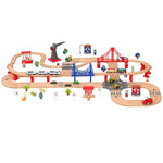 Battery Operated Locomotive Train For Wooden Tracks, Motorized Train Toys For Toddlers, Trains Accessories Compatible With Thomas, Brio, Chuggington, Melissa And Doug (Battery Not Included)