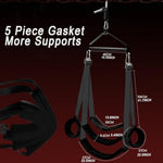 Bdsm Sex Swing For Couples, 360° Spinning Sex Swings With Adjustable Straps & Soft Thick Cushion, 800Lbs
