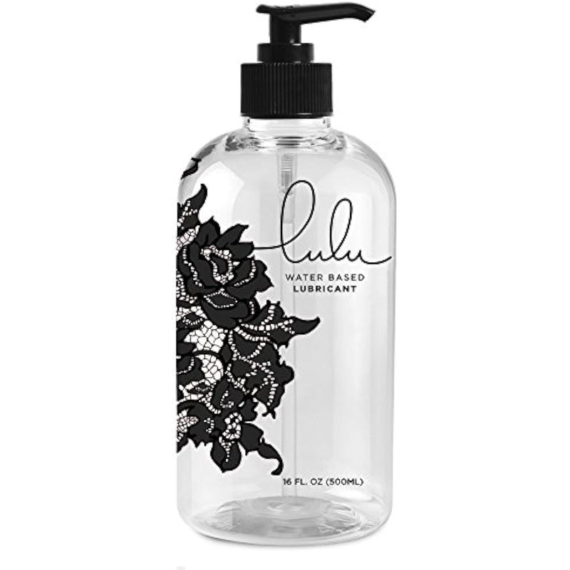 Lulu Natural Water Based Lubes. Personal Lubricant, Liquid Lube For Men, Women And Couples, Lubricants. (16Oz)