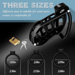 Male Cock Cage Chastity Device For Men, With 3 Sizes Rings And Invisible Lock Male Chastity Cage Device Adult Sex Toy Bondage Gear Lightweight Adult Sex