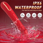 9.6" Realistic G-Spot Vibrator with 10 Modes & Wriggling Motion for Intense Pleasure