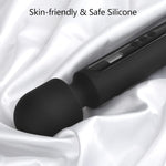 12" Powerful Wand Massager – 10 Modes & 4 Speeds for Clitoral & G-Spot Pleasure