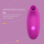 Rose Clitoral Suction Vibrator - 10 Modes, Quiet & Powerful Stimulator for Women