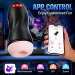 Automatic Male Masturbator with 9 Suction, 10 Vibration Modes & Heating Function