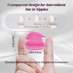 Adjustable Transparent Pink Nipple Suckers – Suction Stimulator for Sensory Play