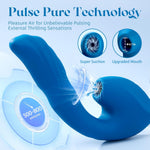 Thrusting Dildo Vibrator – 3-in-1 G-Spot & Clitoral Stimulator with Suction & Vibration