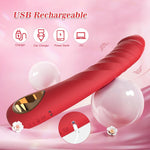 G-Spot Couple Vibrator with Heating & 10 Vibration Modes, Anal & Nipple Stimulator