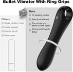 Mini Bullet Vibrator for Women, 10 Vibration Modes, G-Spot & Clitoral Stimulator