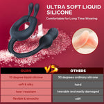 4-in-1 Thrusting Prostate Massager for Men, 10 Vibration & Thrust Modes, Remote