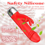 Mini Rabbit Bullet Vibrator – 12 Modes, Rechargeable G-Spot & Clitoral Stimulator
