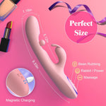 3-in-1 G-Spot Vibrator – Rotating, Rubbing & Vibrating Waterproof Rabbit Stimulator