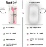 G-Gasm Delight 7" Curved Vibrator – Adjustable Vibes, G-Spot & Prostate Stimulator