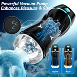 Automatic Male Stroker with 7 Suction & Vibration Modes, Hands-Free Toy