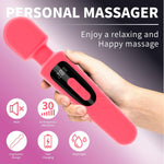 Rechargeable G-Spot & Clitoral Vibrator with 30 Modes – Powerful Wand Massager