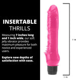 Slim Pink Thrusting Vibrator – Realistic Waterproof Stimulator for G-Spot & Clitoral