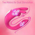 App-Controlled Wearable G-Spot & Clitoral Vibrator for Women, 12 Vibration Modes
