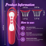 Clitoral & Nipple Vibrator with 10 Licking & 2 Sucking Modes for Women’s Pleasure