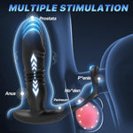 Prostate Massager with 12 Vibration & 3 Thrusting Modes – APP Controlled Anal Toy