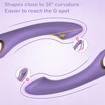 G-Spot Vibrator – Curved Silicone Stimulator with 10 Powerful Vibration Modes