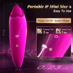 Rose Tongue Vibrator – 8 Mode Clitoral & Nipple Stimulator for Women & Couples