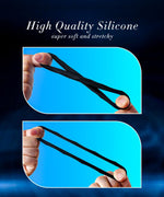 Silicone Penis Rings for Men, 6 Sizes for Erection Support & Stimulation