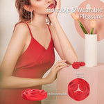 Wearable Nipple Vibrator – 9 Modes, App Control, Silicone Massager for Couples Play