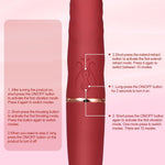 Double-Ended Thrusting Vibrator – Realistic Dual-Head Dildo for Couples & Solo Play