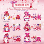 48 Pcs Valentine's Day Heart Craft Kits, DIY Hanging Ornaments for Kids