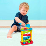 Durable Pound A Ball Toys For Toddler, Stacking, Learning, Active, Early Developmental Hammer Montessori Toys, Fun Gifts For Boy & Girl - Stem Educational Toy - Great Birthday Gift Ages 1 2 3
