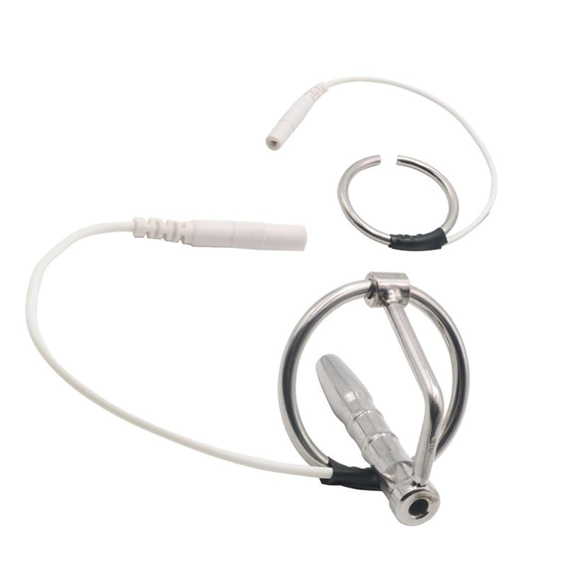 Small Horse Eye Catheter Stainless Steel Male Urethral Masturbation Insert Rod Adult Sex Toys A112 (Electric Shock Model)